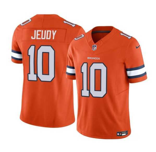 Men & Women & Youth Denver Broncos #10 Jerry Jeudy Orange 2023 F.U.S.E. Vapor Untouchable Football Stitched Jersey,We sell and wholesale Men & Women & Youth Denver Broncos #10 Jerry Jeudy Orange 2023 F.U.S.E. Vapor Untouchable Football Stitched Jersey on line form chian!